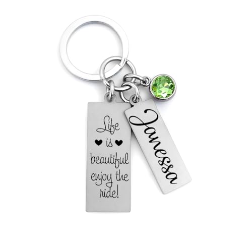 Personalized Sweet 16 Keychain – Custom Engraved Driver Gift for Teenage Girl – First Car Key Ring, Birthday Keepsake, Be Safe Reminder4