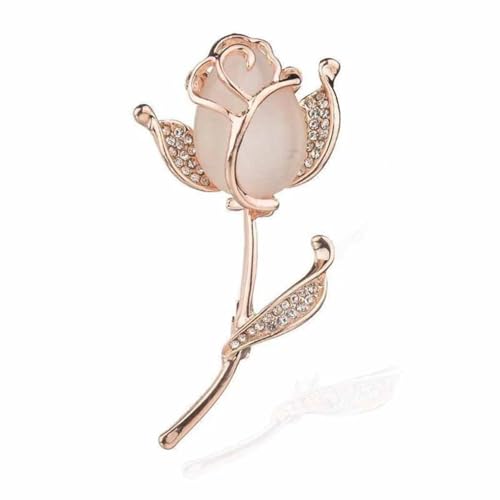 Broche en rose comme cadeau d'anniversaire romantique et tendance pour femme