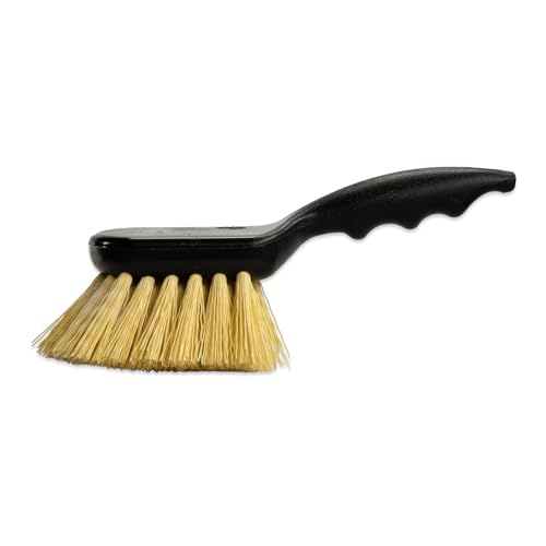 Image of SPARTA Utility Scrub Brush, Polypropylene Bristles, 8.5 Inch, Black (Pack of 3)