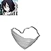Ealipoi Obanai Iguro Mask Anime Demon Obanai Cosplay White with Costume Accessories Prop1PC/2PCS (1pc)