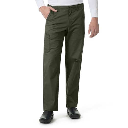 Carhartt Rugged Flex Ripstop Men’s Straight Leg Cargo Scrub Pant, Olive - image 2