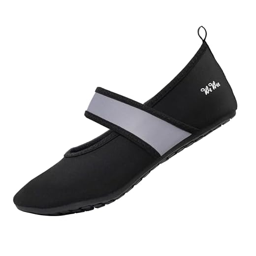 WeWee Die gesunden Allround-Barfußschuhe Damen - Vielseitig einsetzbare Minimalschuhe aus Neopren Wasserschuhe, Strandschuhe Badeschuhe, Grau, 38/39 EU(Herstellergröße: L)