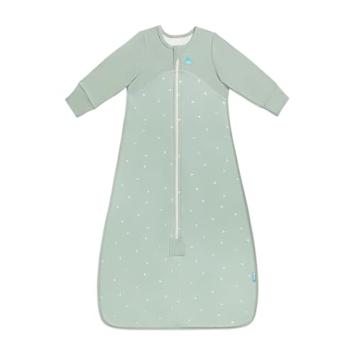 Love to Dream Baby Sleep Sack Toddler Sleeping Bag Wearable Blanket Quilted Stretch Cotton Twigs Oatmeal 1.5 TOG Breathable Comfort for Night Sleep and Nap (6-18 Month)