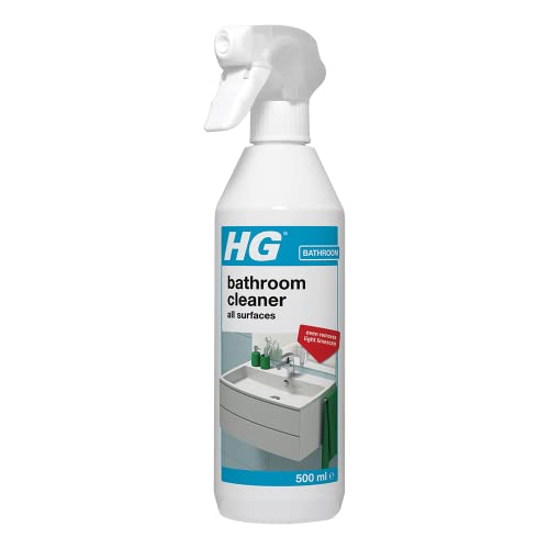 Price comparison product image HG Bathroom Cleaner Spray for All Surfaces,  Universal Toilet Cleaner,  Tile Cleaner,  Shower Spray & Light Limescale Remover & Descaler