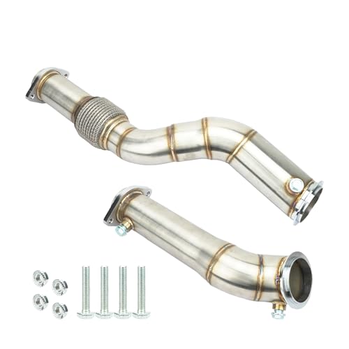 Punta Escape Para 2020–2023 M3 Para M4 G80 G82 G83 S58 Downpipe De 3 Pulgadas, Tracción Trasera Y Tracción Integral Extremo de Escape
