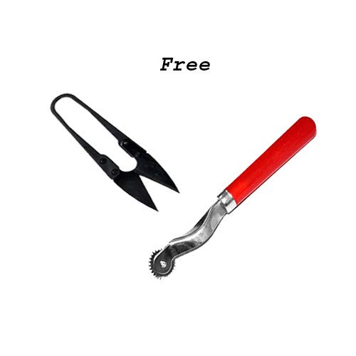 Image of Isomars Fabric Craft Zig Zag Cut Scissor (With A Thread Cutter & Tracing Wheel)