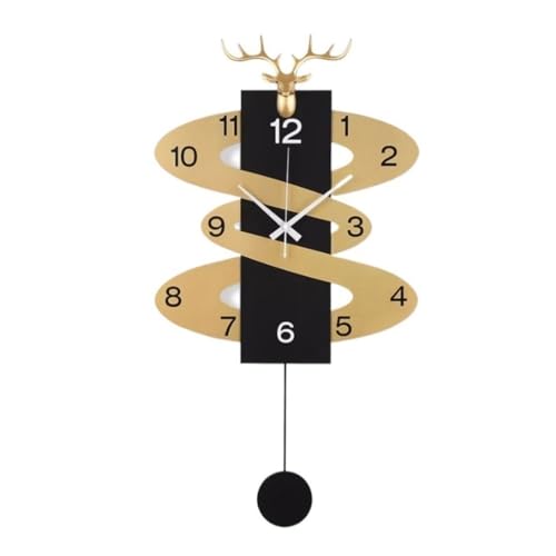 Horloge pour mur salon moderne XJBTBA décoration nordique chic et originale