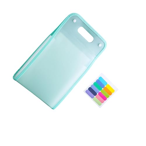 QUXVUIS Organizador de Archivos Tipo acordeón, Organizador de Archivos para Oficina y hogar, portadocumentos Vertical A4, Carpeta Documentos 13 Capas, Bolsa Almacenamiento portátil para Papel