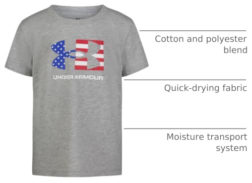 Image of Under Armour Boys' Short Sleeve Graphic T-Shirt, Soft & Comfortable, Outdoor Collection