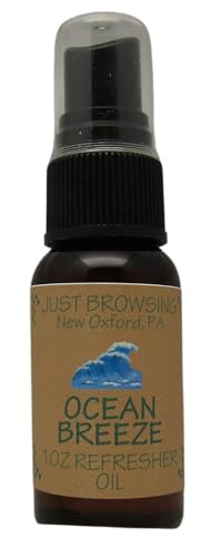 Just Browsing Ocean Breeze Potpourri Refresher Oil 1 Ounce Spray Bottle, Brown