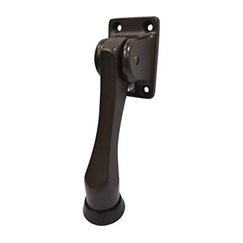 QCAA 4" Solid Brass Drop Down Door Stop Cover