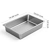 Kirecoo Stainless Steel Litter Box, Large Low Entry Metal Cat Pan Box, Indoor Litter Tray, Non Stick, No Smell, Easy to Clean, Pet Toilet Supplies for Cats #1