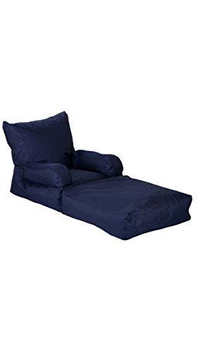 XXXL Foldable Lounger Bean Bag Without Beans (Navy Blue)-image-38