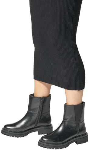 Geox D Iridea C, Stivale Alla Caviglia Donna, Nero, 37 Eu - 2