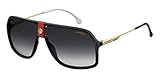 Designer Sunglasses Carrera Herren 1019/S Sonnenbrille, Mehrfarbig (Gold Red), 64