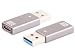 Produktbild USB-A Adapter, USB-C Buchse, 3.1, 10 Gbps, Metall