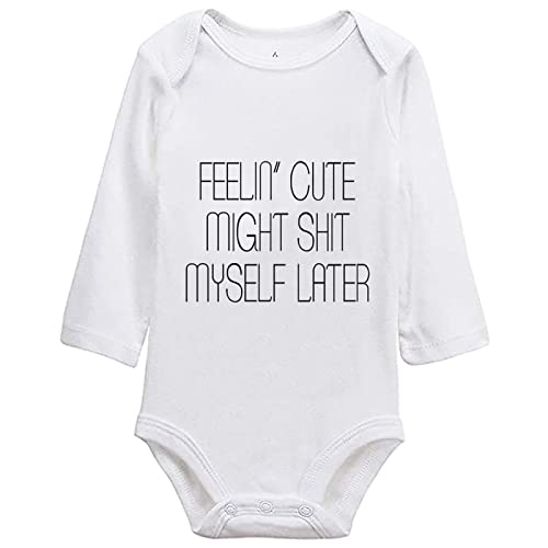 Image of listery Funny Romper Cute Novelty Infant Baby Bodysuit Funny Baby infant Pregnancy Announcements
