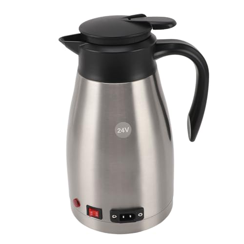 Tetera eléctrica portátil acero inoxidable 1300ml 24V miniatura 4