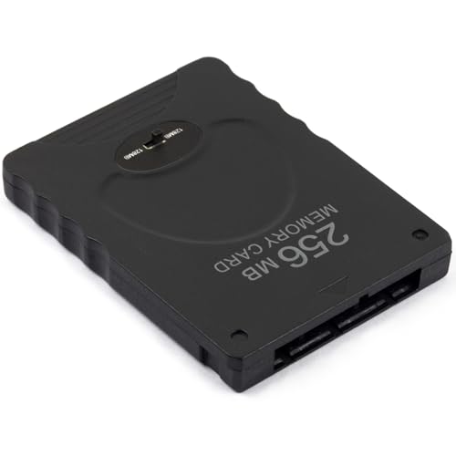 Image of whiteeeen 2pcs 256MB Memory Card for PS2 PlayStation 2, High Speed Game Memory Card