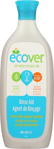 Ecover Naturally Derived Rinse Aid for Dishwashers, 16 Ounce