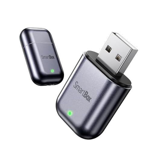 Burnt Sugar Wireless Carplay Adapter for iPhone 2026 Upgraded, Ultra-Mini USB Design for Apple Car Play Convert Wired to Wireless, Stable Low-Lag GPS Plug & Play for iOS 10+ & Cars from 2016+ (Gray)