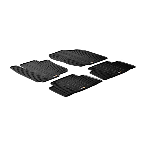 Travall Mats Tapis de Voiture Compatible avec Toyota RAV4 5 Portes (2005-2012) TRM1129 - Tapis de Sol en Caoutchouc sur Measure Cover