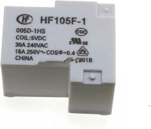 Relais 12V 30A JQX-105F-1-012D-1HS haute performance à commutation stable
