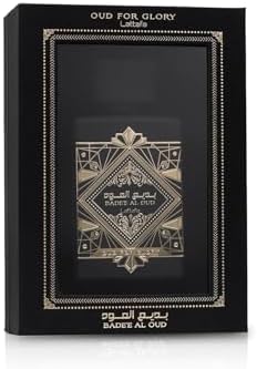 Lattafa Bade'e Al Oud for Glory for Unisex Eau de Parfum Spray, 3.4 Ounce - 1