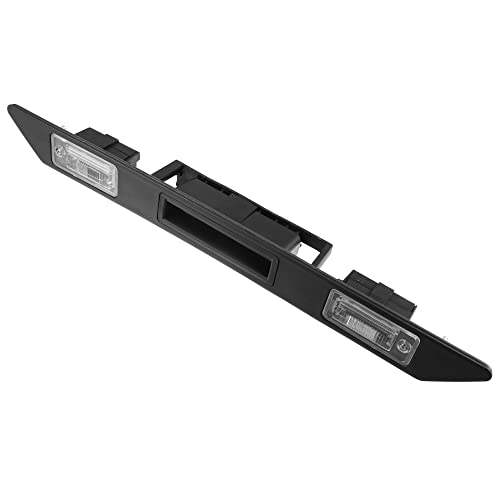 X AUTOHAUX 8P4827574 Tailgate Handle License Plate with Lamp for Audi A3 8P/S3/Sportback 2004-2013 tail cap switch