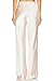 Seyurigaoka Satin Silk Wide Leg Dress Pants for Women Low Rise Baggy Pants Y2K Holiday Party Long Flowy Trousers (Solid Beige, L)