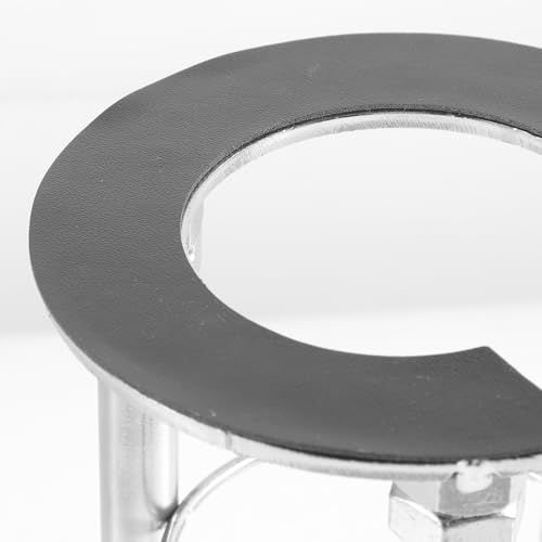 Support évier acier inoxydable base élargie réglable 16-26 cm - 4