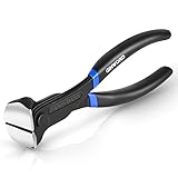 GINWORD 7 Inch Nail Puller, Nail Remover Tool, End Cutting Pliers, Carpenter Tools, Nail Pulling Pliers, End Nippers, Nippers Tool for Pulling Nails and Cutting Wires