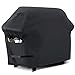 AOXGCOV Pokrowiec na grilla, wodoodporny okap do grilla - tkanina Oxford 600D odporna na rozdarcie osłona grilla do Weber, Brinkmann i Char Broil (kolor: Czarny, rozmiar: 145 x 61 x 117 cm)