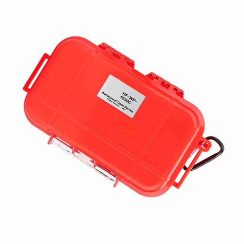 Waterproof Shockproof Storage Case for Outdoor Survival Carry Box Container (Red)