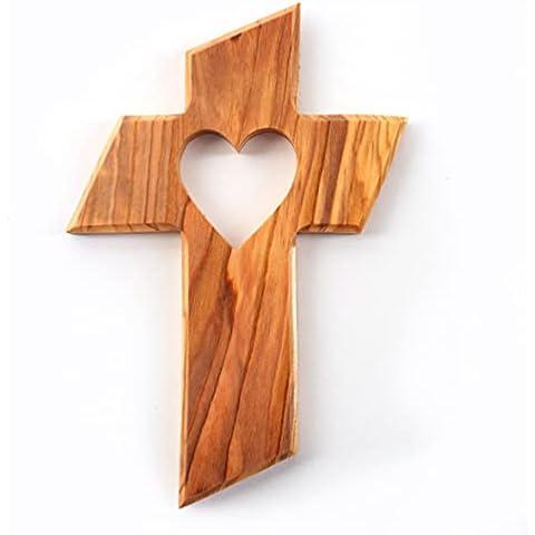 Croix murale Kassis en bois d'olivier Cover