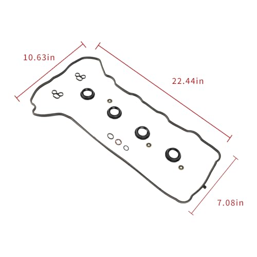 Image of VS50825R Engine Valve Cover Gasket Set Compatible With 09-20【Lexus】ES300H /NX300H【Scion】TC【Toyota】Avalon /Camry /Highlander /Rav4 /Sienna /Venza 2.5L 2.7L Replaces# VS50721,111930V010,1119336010,1121336020