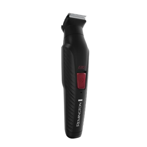 Remington Multigrooming Kit Voor Mannen (12-in-1 Verzorgingskit, 6 opzetstukken, Elektrische Gezichtstrimmer, Precisie-, Neus-, Oor- en Wenkbrauwtrimmer, Zelfslijpende Messen) G12 PG2120 - Afbeelding 4