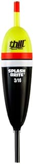 Thill Splash Brite Lighted Bobber for Fishing, Center Slider Slip Float, Lights Up on Contact with Water, Fishing Gear and Accessories, 3/16 oz, X-Large
