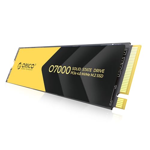 外付けハードディスク・ドライブ ORICO O7000 2TB R:7000MB/s W:6700MB/s Amazon | ORICO O7000 2TB NVMe SSD、ヒートシンク付き、 SLC