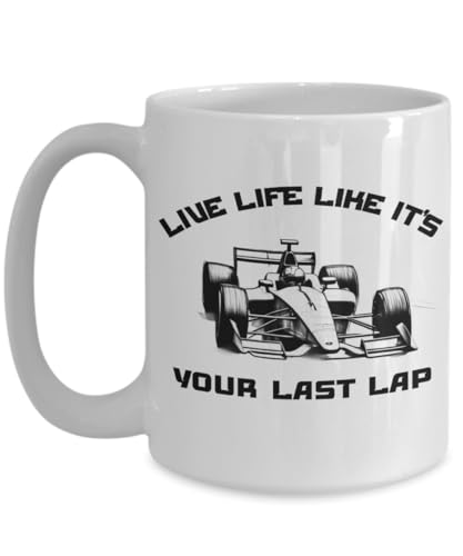 Car Racing Fan Coffee Mug For Race Car Enthusiast Gift
