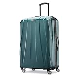 Samsonite Centric 2 Hardside Expandable Luggage with Spinners, Emerald Green, Checked-Large 28-Inch