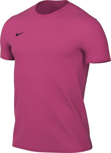Nike Short-Sleeve Soccer Jersey M NK DF Park VII JSY SS, Vivid Pink/Black, BV6708-616, L