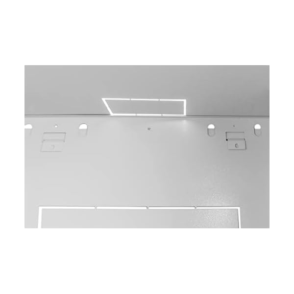 DIGITUS Netzwerk-Schrank 19 zoll 9 HE - Wandmontage - 450 mm Tiefe - Traglast 60 kg - Dynamic Basic - Glastür - Grau – Bild 8