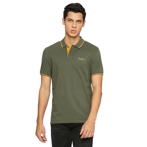 Image of Pepe Jeans Men's Cotton Regular Fit T-Shirt