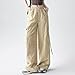 Parachute Pants Women High Waisted Y2k Pants Women Baggy Parachute Pants Track Casual Pants Fashion with Pockets Cargo Pants Women Plus Size Petite Women Parachute Pants with Pockets