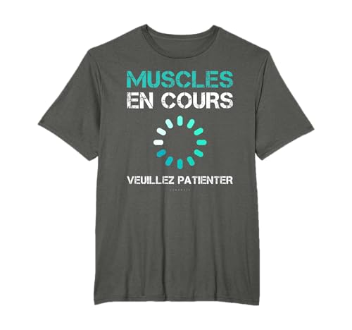 Tee Shirt Humour Musculation Cadeau Sport - Muscles en Cours T-Shirt