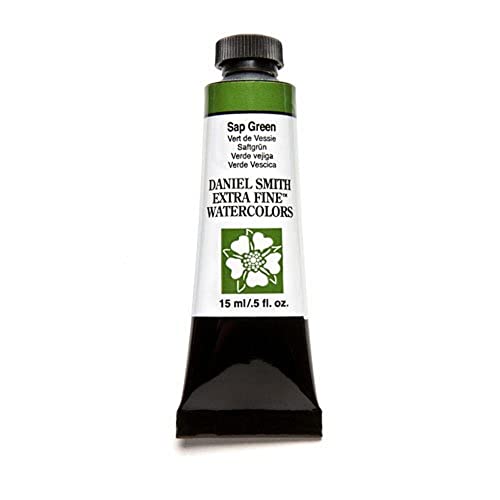 DANIEL SMITH Extra Fine Watercolor 15ml Paint Tube, Sap Green