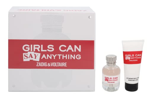 Zadig & Voltaire Girls Can Say Anything Fragrance Set (Eau de Parfum, 50 ml + Body Lotion, 100 ml) 250 g