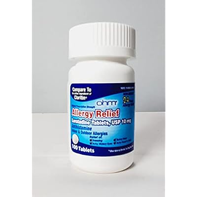 أقراص OHM Loratadine 10mg ، 100 Count