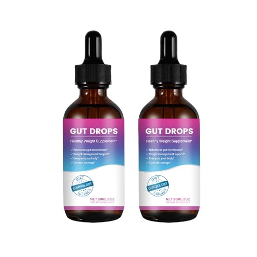 𝐆𝐮𝐭 𝐃𝐫𝐨𝐩𝐬 with Pumpkin Seed Extract – GutDrops Liquid Droppers,Plant-Based Health Support, Natural Formula,60ML (2pcs)